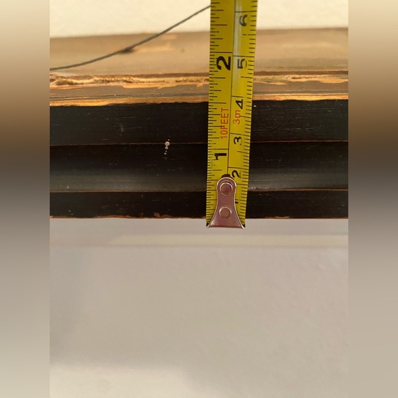 Vintage Borghese Edinburg Express Reverse Glass Framed Painting - Picture 11 of 11